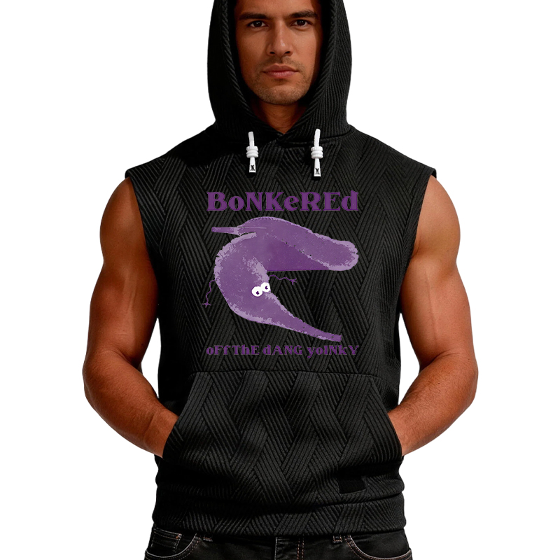 Tokyocanvas Bonkered of The Dang Yoinky Hooded Tank