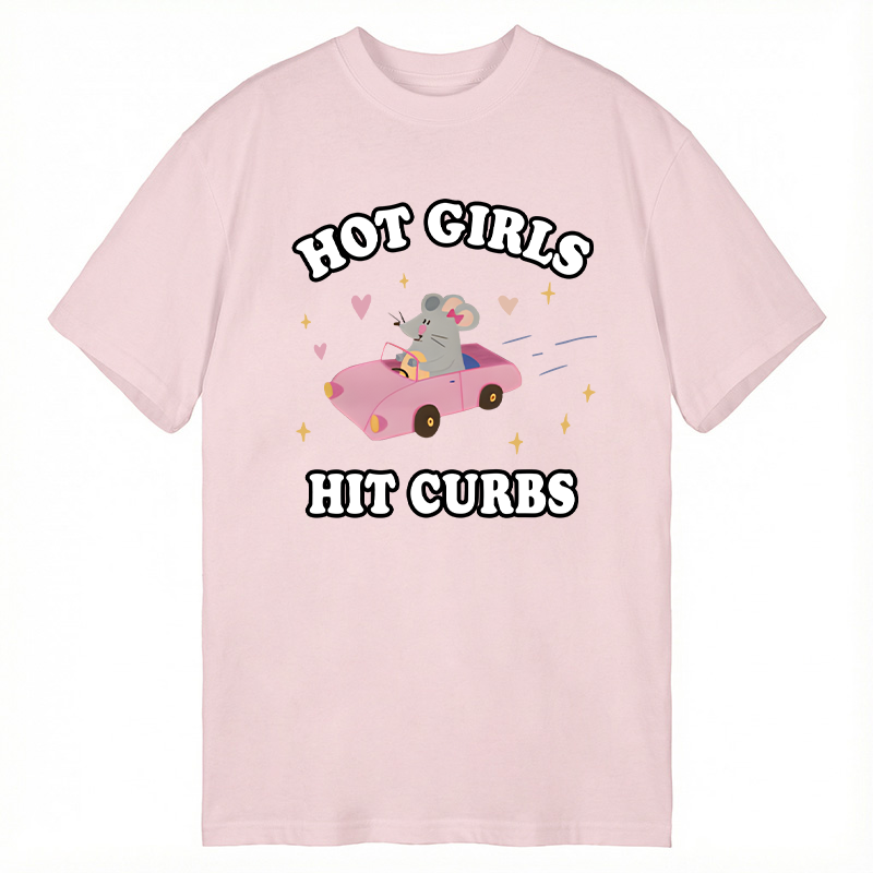 Tokyocanvas Hot Girls Hit Curbs Classic T-Shirt