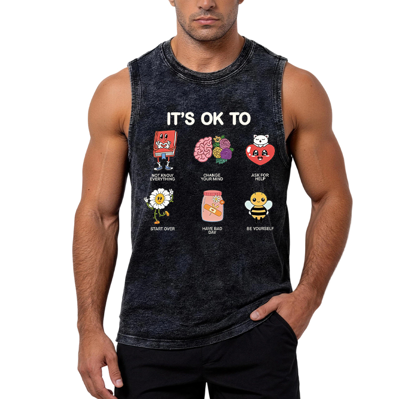 Tokyocanvas It's OK To Washed Tank