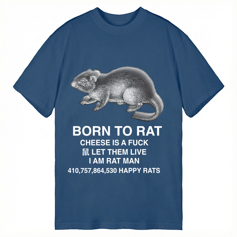 Tokyocanvas Born To Rat Meme Classic T-Shirt