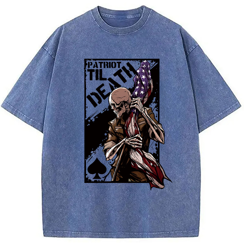 Tokyocanvas Patriot Til Death Washed T-Shirt
