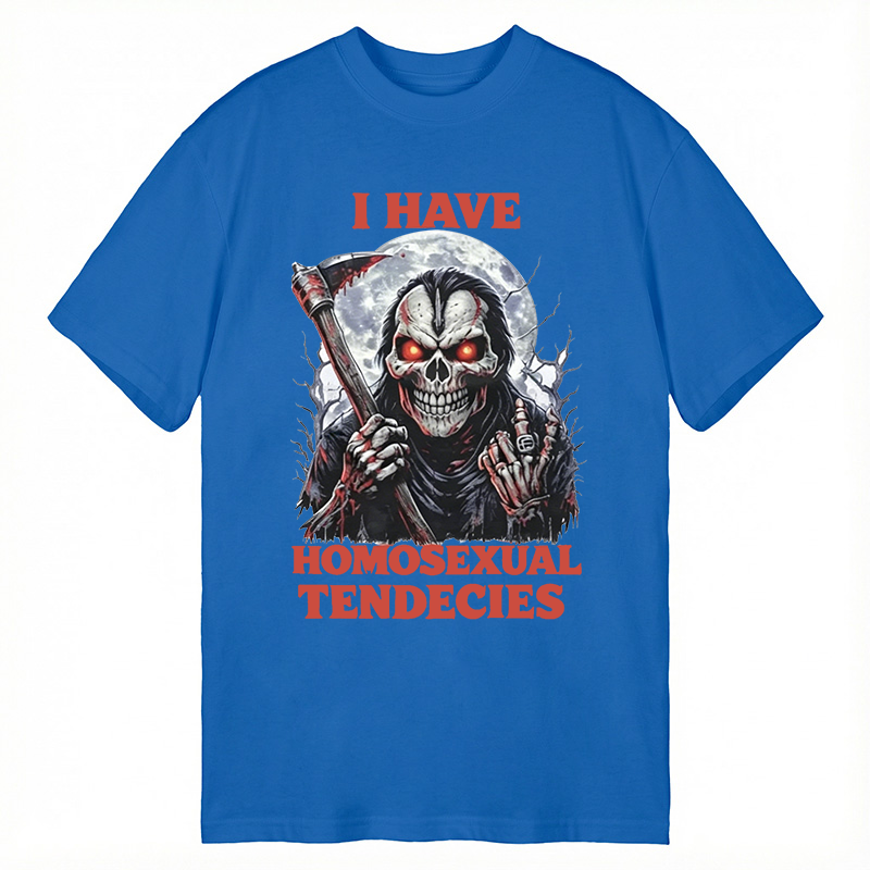 Tokyocanvas I Have Homosexual Tendencies Funny Werewolf Meme Classic T-Shirt