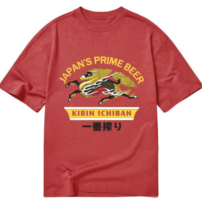 Tokyocanvas Kirin Ichiban Beer Logo Japanese Classic T-Shirt