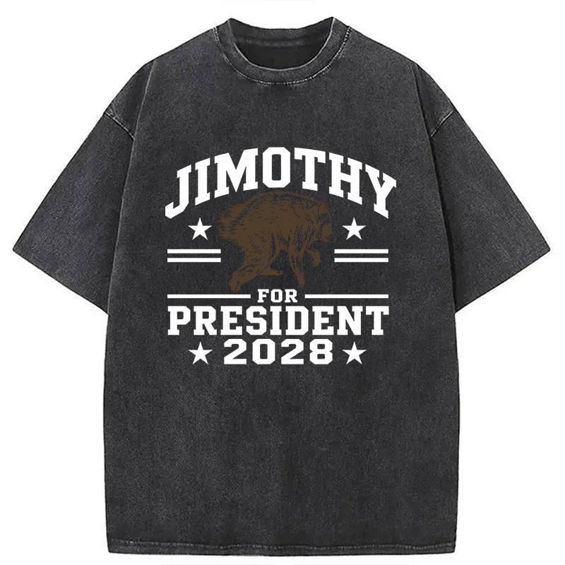 Tokyocanvas Jimothy for President Washed T-Shirt