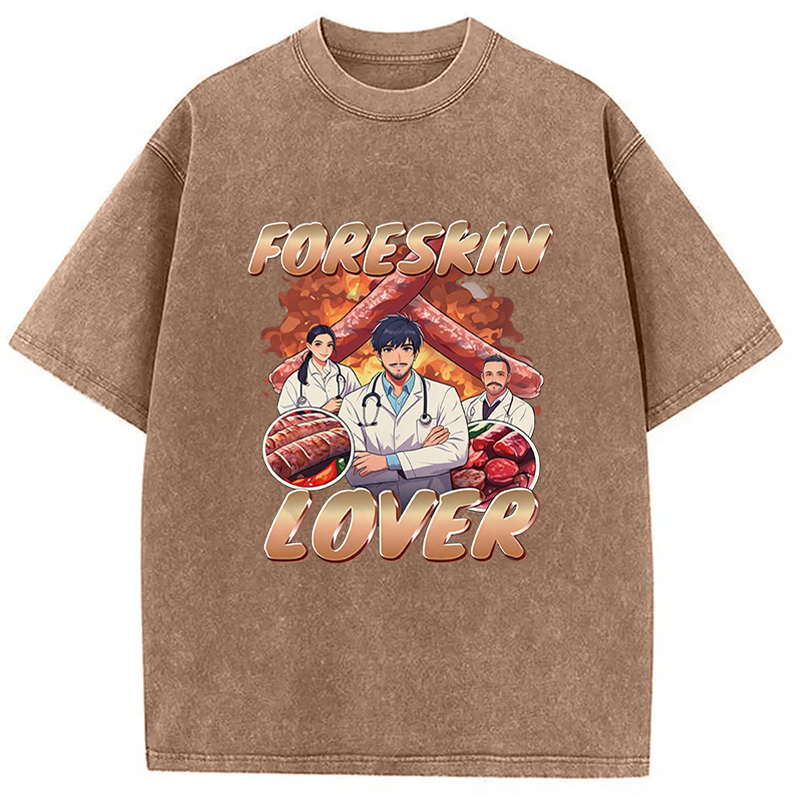 Tokyocanvas Foreskin Lover Washed T-Shirt