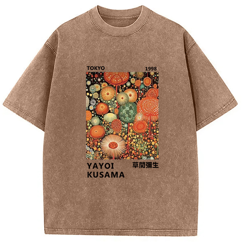 Tokyocanvas Dotted Bloom Washed T-Shirt