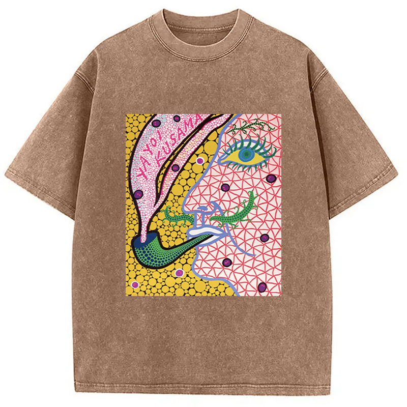 Tokyocanvas Fantasizing In The Smoke Washed T-Shirt