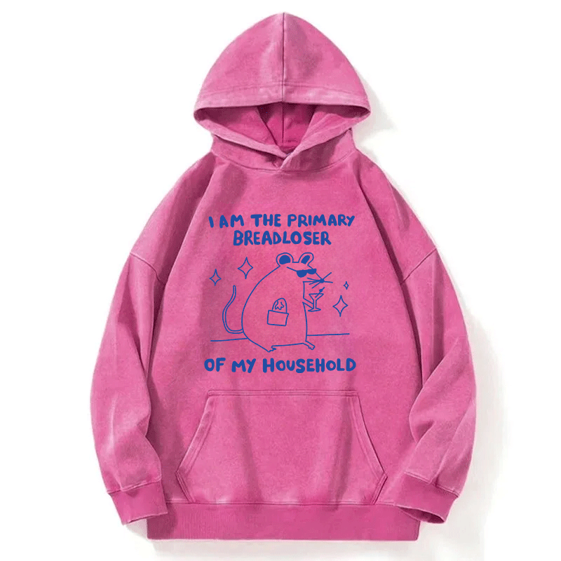 Tokyocanvas I Am the Primary Breadloser of My Household Washed Hoodie