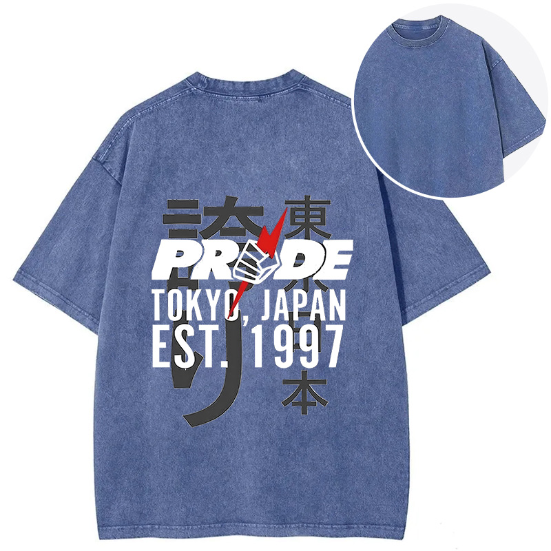 Tokyocanvas Pride FC Tokyo Japan Back Washed T-Shirt