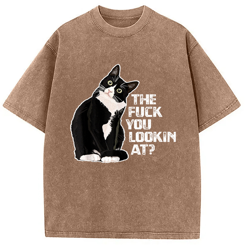 Tokyocanvas The F**k You Lookin at Washed T-Shirt