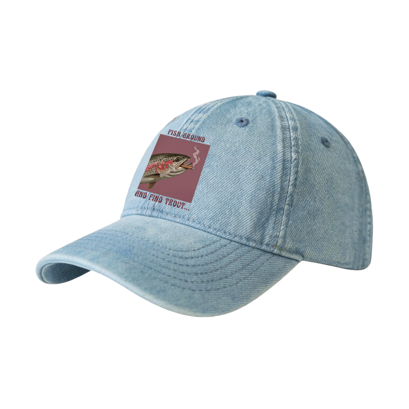 Tokyocanvas Smoking Trout Denim Cap