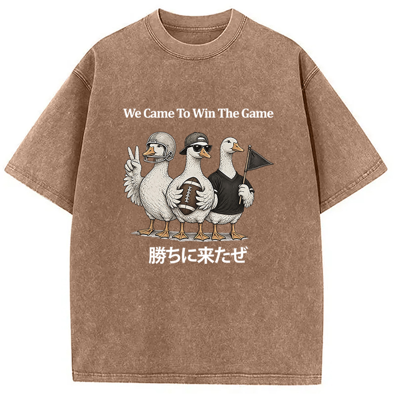 Tokyocanvas Football Goose Washed T-Shirt
