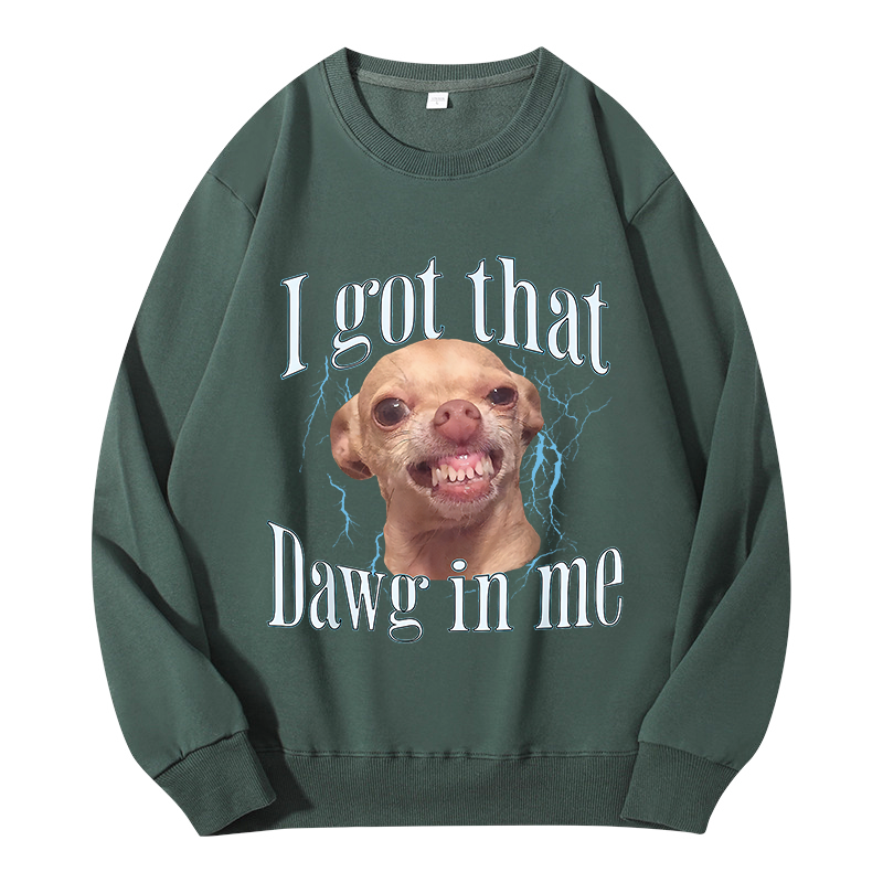 Tokyocanvas Chihuahua Funny Meme Classic Sweatshirt