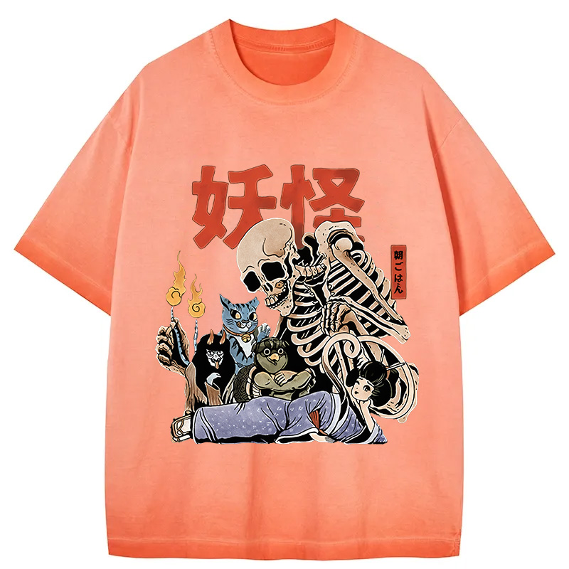 Tokyocanvas The Yokai Club Gradient Washed T-Shirt