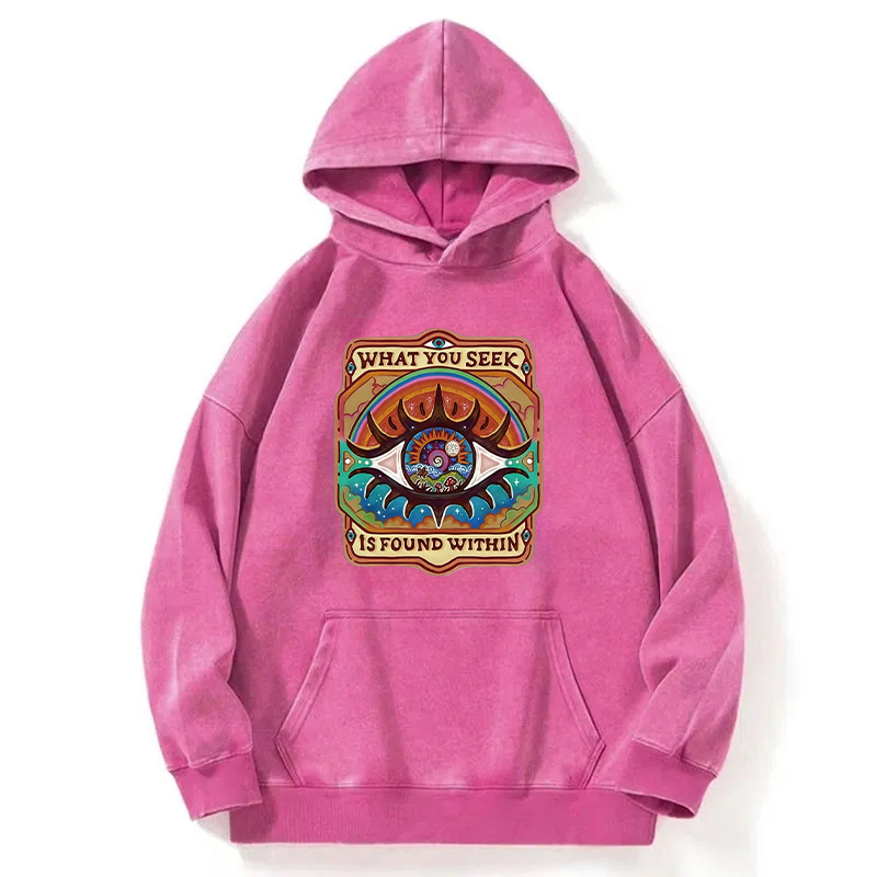 Tokyocanvas Swallowed By The Psychedelic World Washed Hoodie