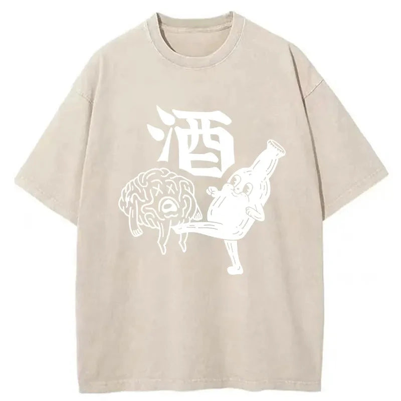 Tokyocanvas Wine's Ultimate Move Washed T-Shirt