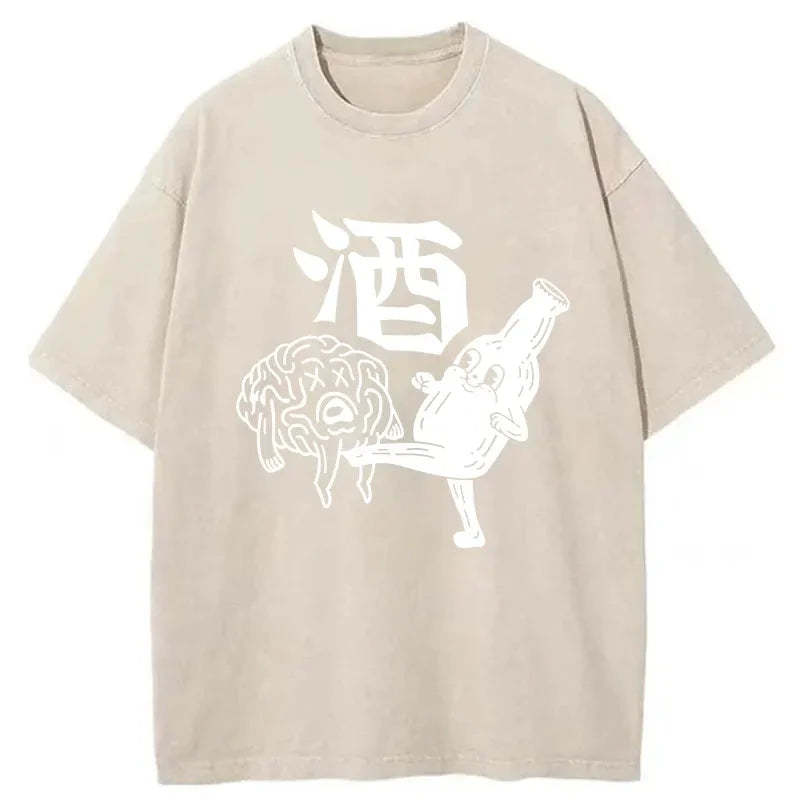 Tokyocanvas Wine's Ultimate Move Washed T-Shirt