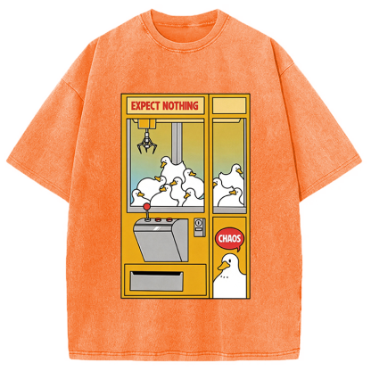 Tokyocanvas Chaos Machine Funny Washed T-Shirt