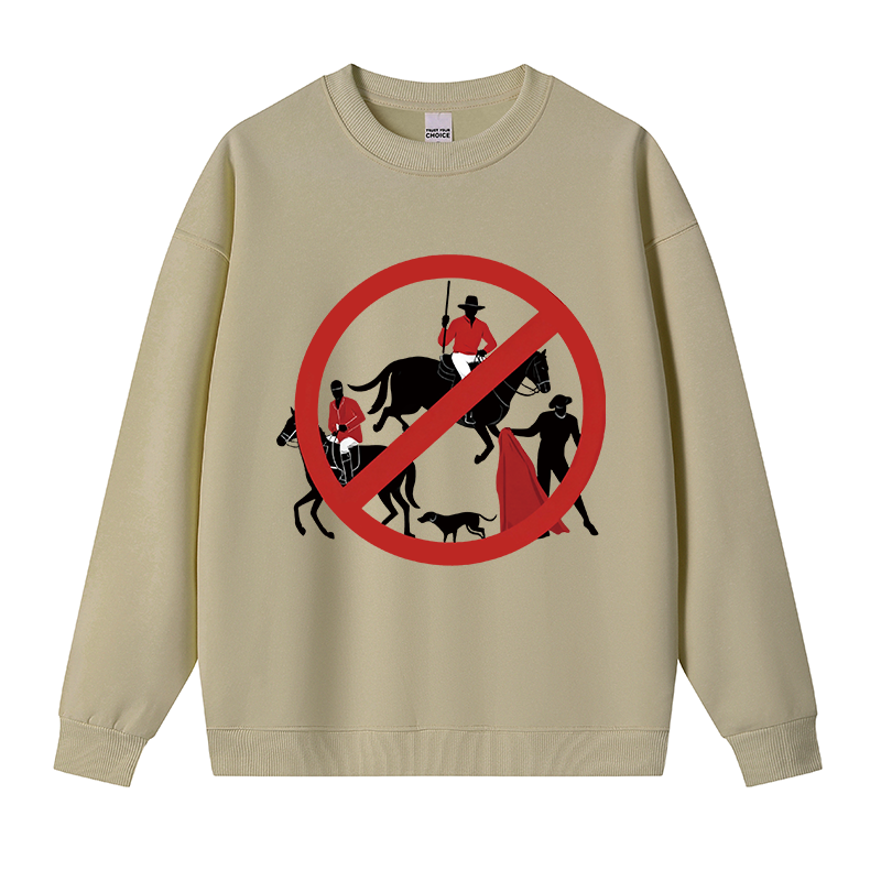 Tokyocanvas Ban Bloodsports Fleece Lined Sweatshirt