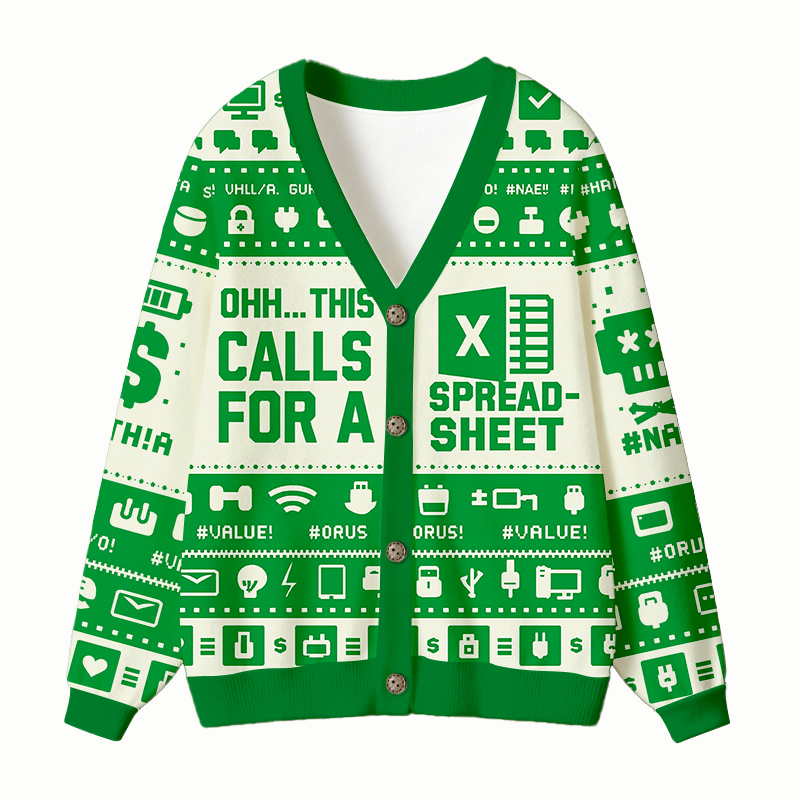 Tokyocanvas Ohh This Calls Ugly Cardigan Sweatshirt