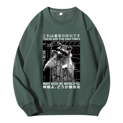 Tokyocanvas May God Be Merciful Classic Sweatshirt