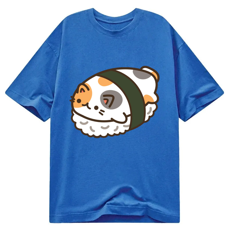 Tokyocanvas Sushi Pet Calico Cat Classic T-Shirt