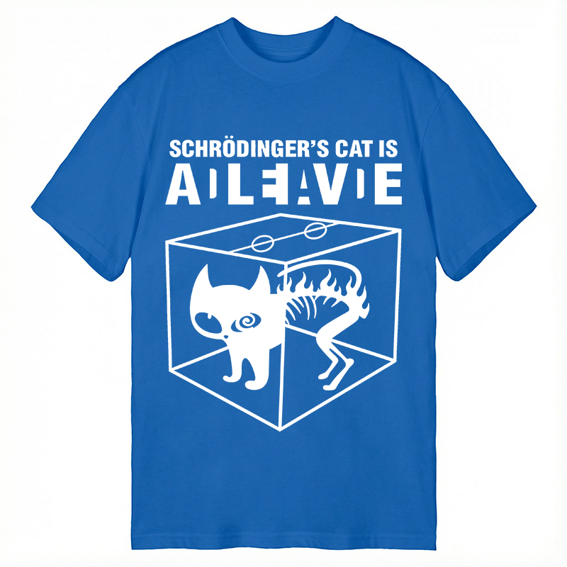 Tokyocanvas Schrodingers Cat Science Classic T-Shirt