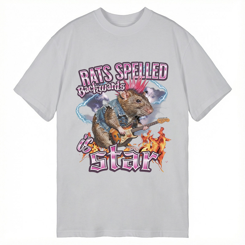 Tokyocanvas Rats Spelled Backwards Is Star Classic T-Shirt