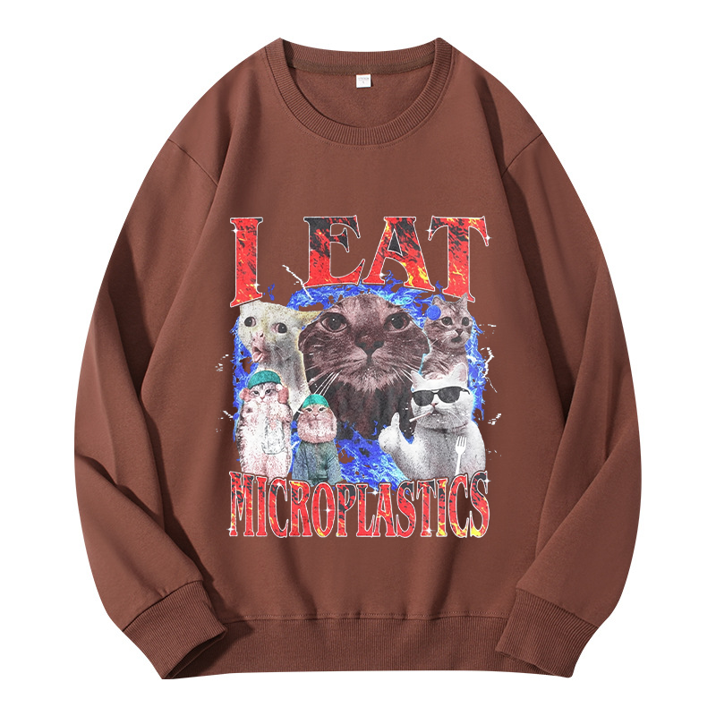 Tokyocanvas I Eat Microplastics Classic Sweatshirt