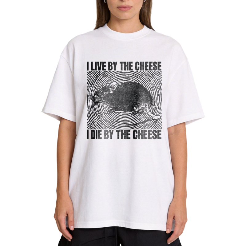 Tokyocanvas I Live By The Cheese Rat Classic T-Shirt