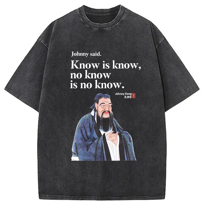 Tokyocanvas Know is Know Washed T-Shirt