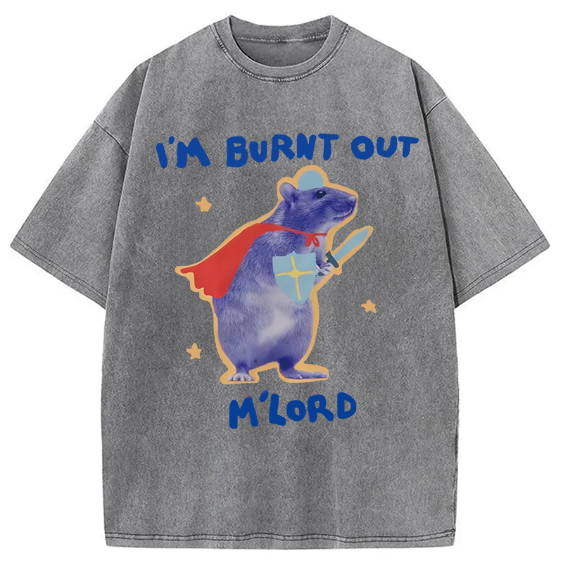 Tokyocanvas I'm Burnt Out M'lord Washed T-Shirt