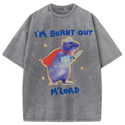 Tokyocanvas I'm Burnt Out M'lord Washed T-Shirt