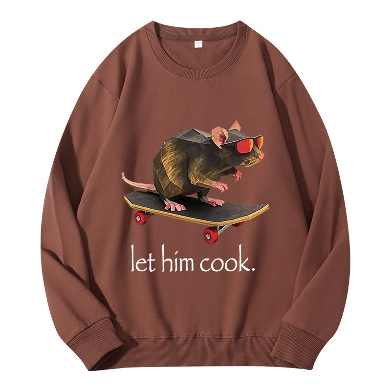 Tokyocanvas Rat Skateboard Cook Classic Sweatshirt