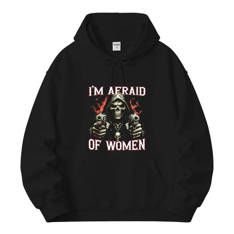 Tokyocanvas I'm Afraid Of Women Fleece Lined Hoodie