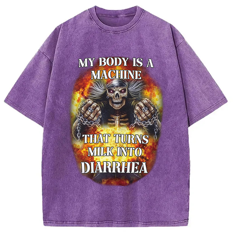 Tokyocanvas My Body is a Machine Washed T-Shirt