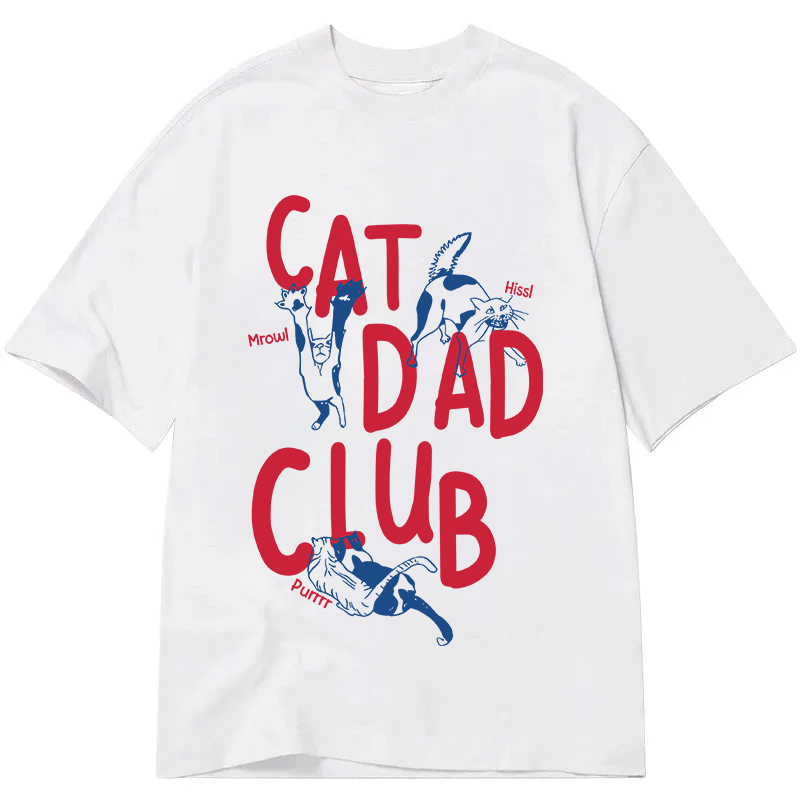 Tokyocanvas Cat Dad Club Classic T-Shirt