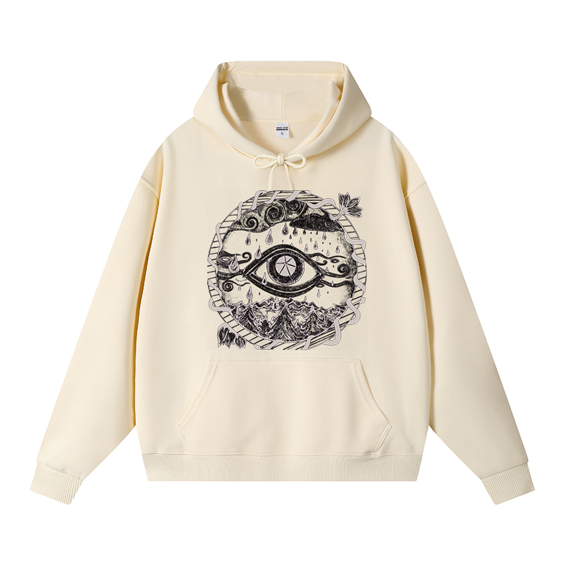 Tokyocanvas Zen Eye Fleece Lined Hoodie