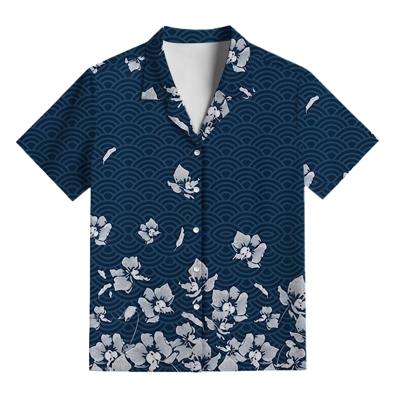 Tokyocanvas Falling Petals Aloha Pajama Set