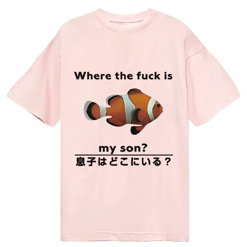 Tokyocanvas Fish Looking For Son Classic T-Shirt