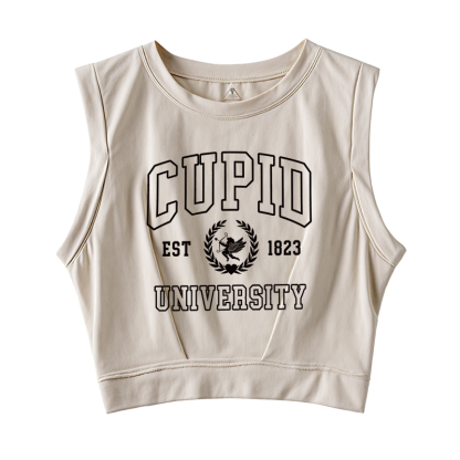 Tokyocanvas Cupid University Sleeveless Crop Top