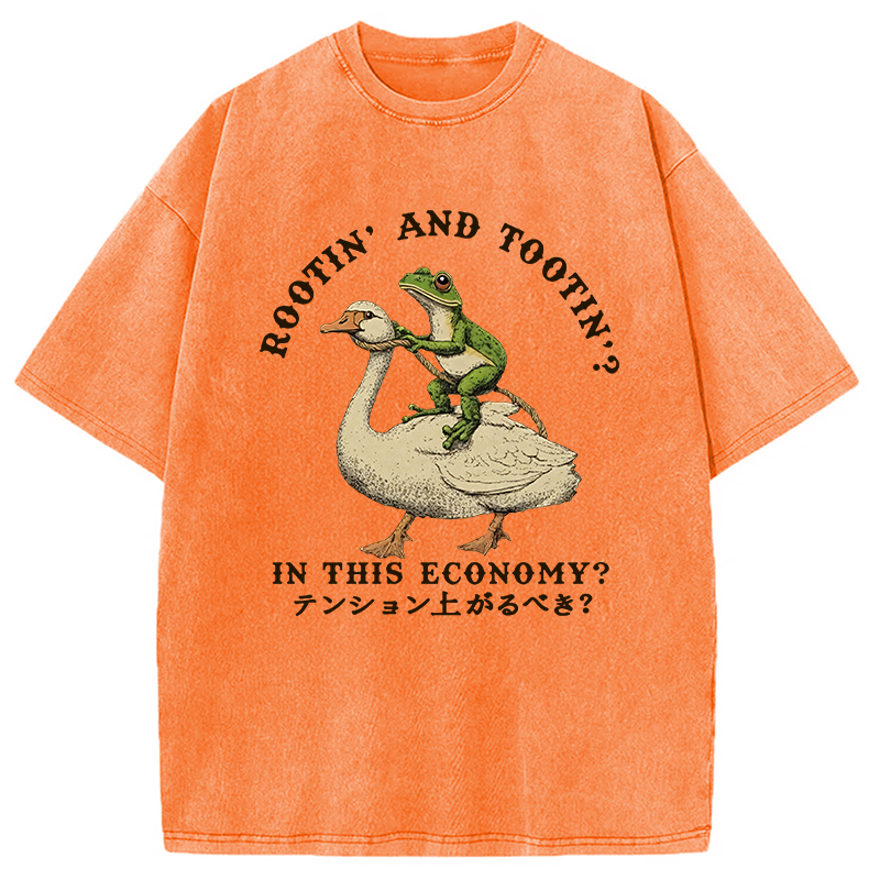 Tokyocanvas Should I Be Excited Washed T-Shirt