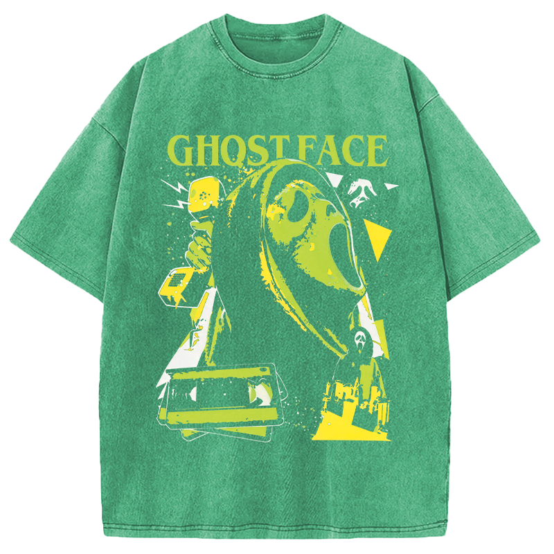 Tokyocanvas Ghost Face Washed T-Shirt
