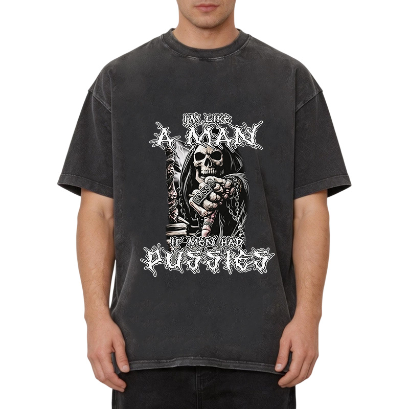 Tokyocanvas I'm Like a Man if Men had Pussies Washed T-Shirt