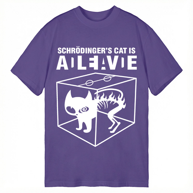 Tokyocanvas Schrodingers Cat Science Classic T-Shirt
