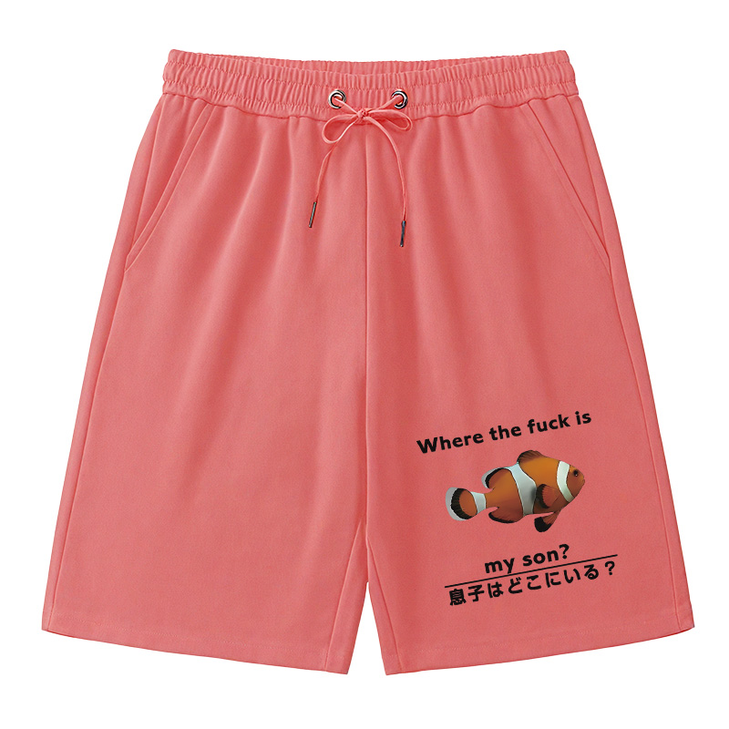 Tokyocanvas Fish Looking For Son Classic Short