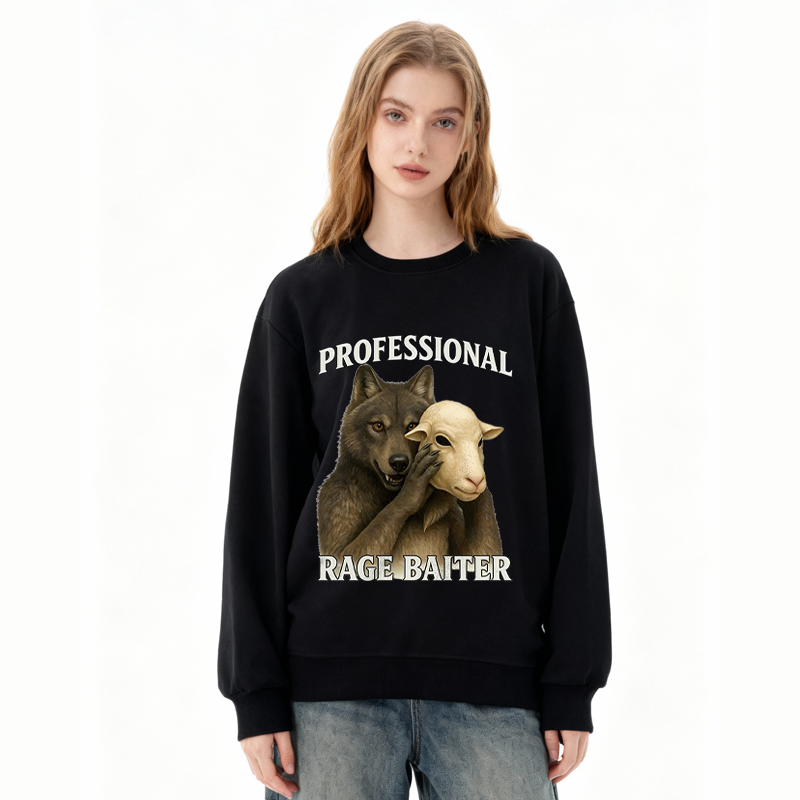 Tokyocanvas Professional Rage Baiter Funny Classic Sweatshirt