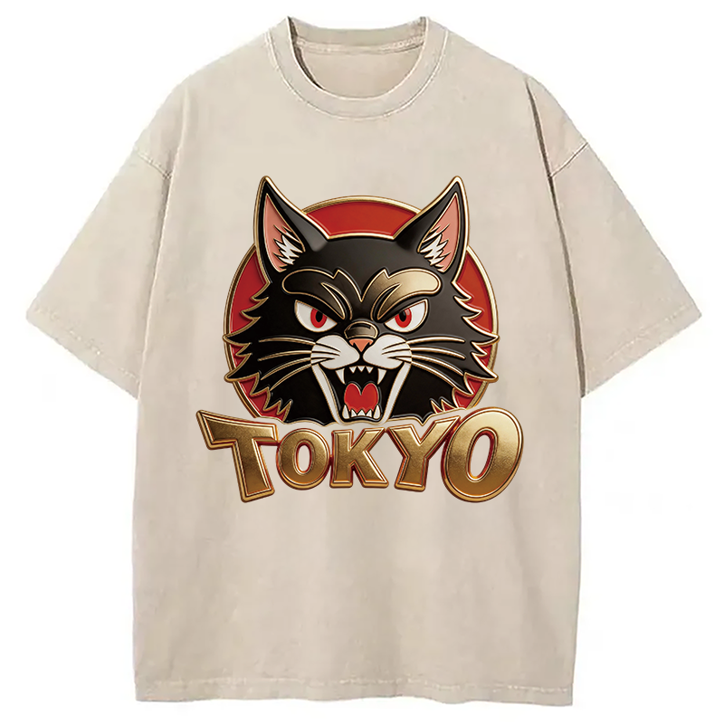 Tokyocanvas Happy 2nd Anniversary! Washed T-Shirt