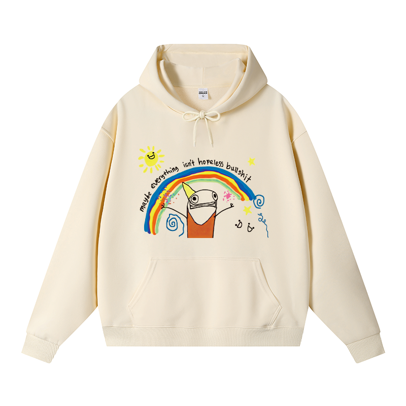 Tokyocanvas Hyperbole And A Half Fleece Lined Hoodie