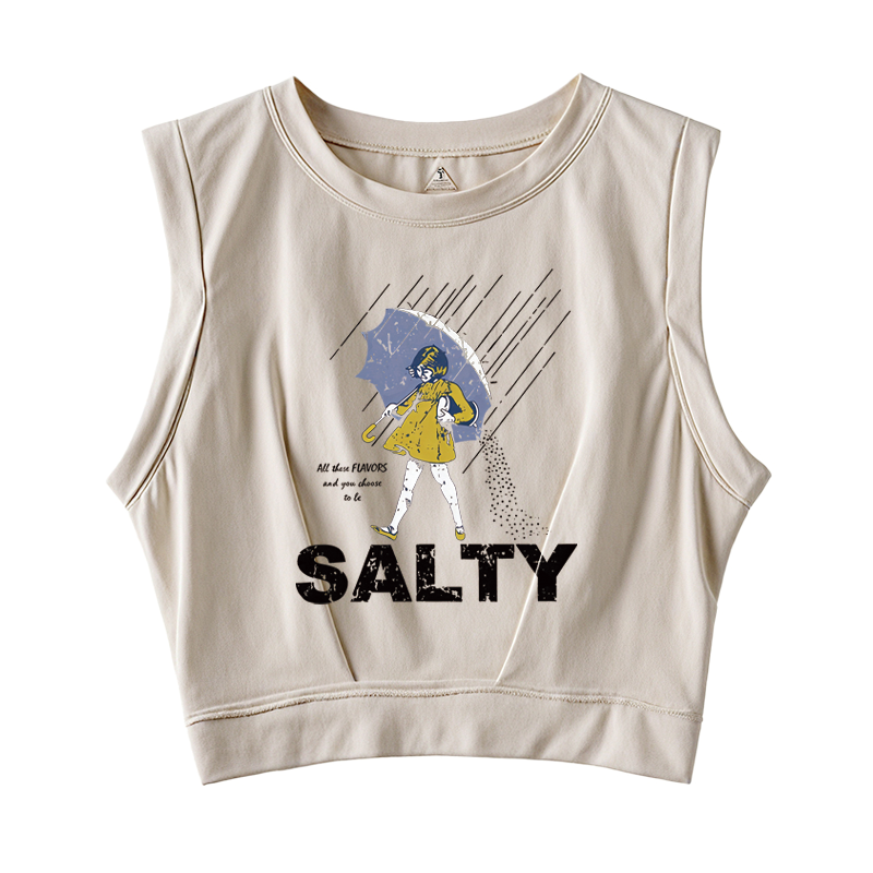 Tokyocanvas Salty Girl Sleeveless Crop Top